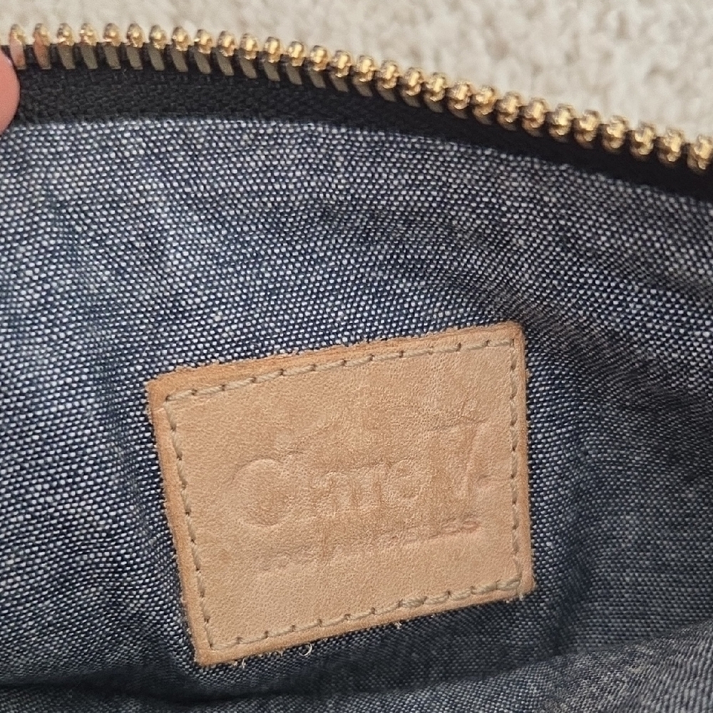Clare V Tan Suede Toiletry Bag "LH" - Picture 3 of 11